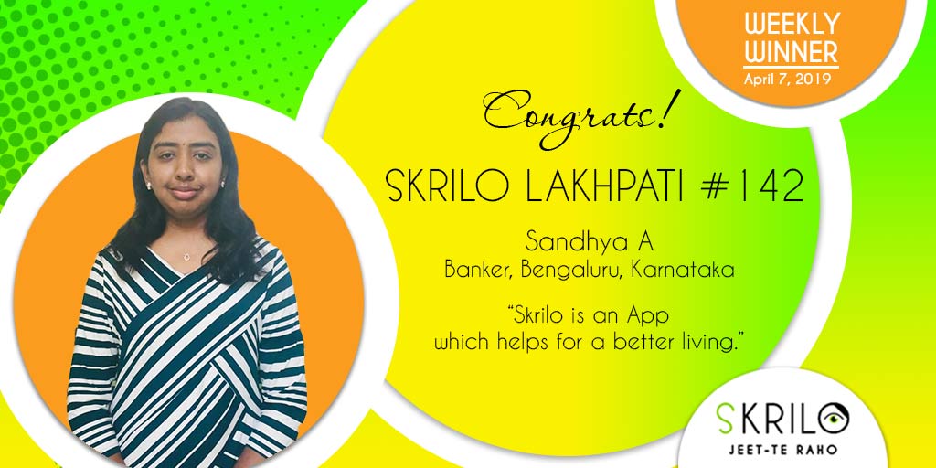 Just_Skrilo's tweet photo. Want a pastime that can also improve your life? Follow this week’s #SkriloLakpati, Sandhya A’s lead and download the #SkriloApp today! https://t.co/emfTwFbcMZ