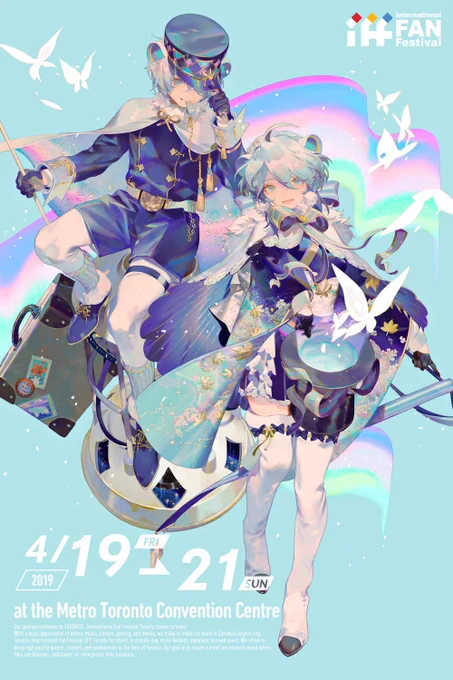 Mascot Design for IFF Toronto 2019/4/19-21! con features programs including: Fate HF screening, Fate UBW live recording, Nakajima Megumi &amp; Konomi Suzuki Anisong Concert, etc. more info→https://t.co/kASDXCw98G come and play!
@torontofanfest 