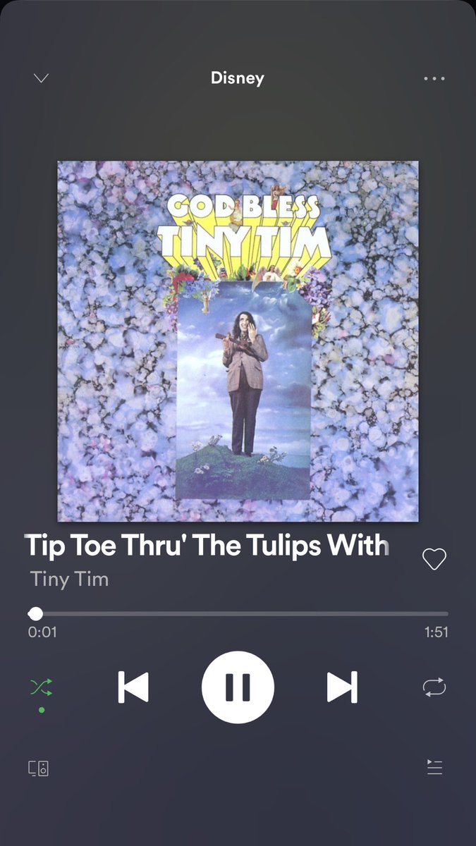 afaramelli's tweet photo. Yet again, a thank you to @aaronpanini for putting this on my Disney playlist on Spotify. #GodBlessTinyTim https://t.co/htUkPC70Zu