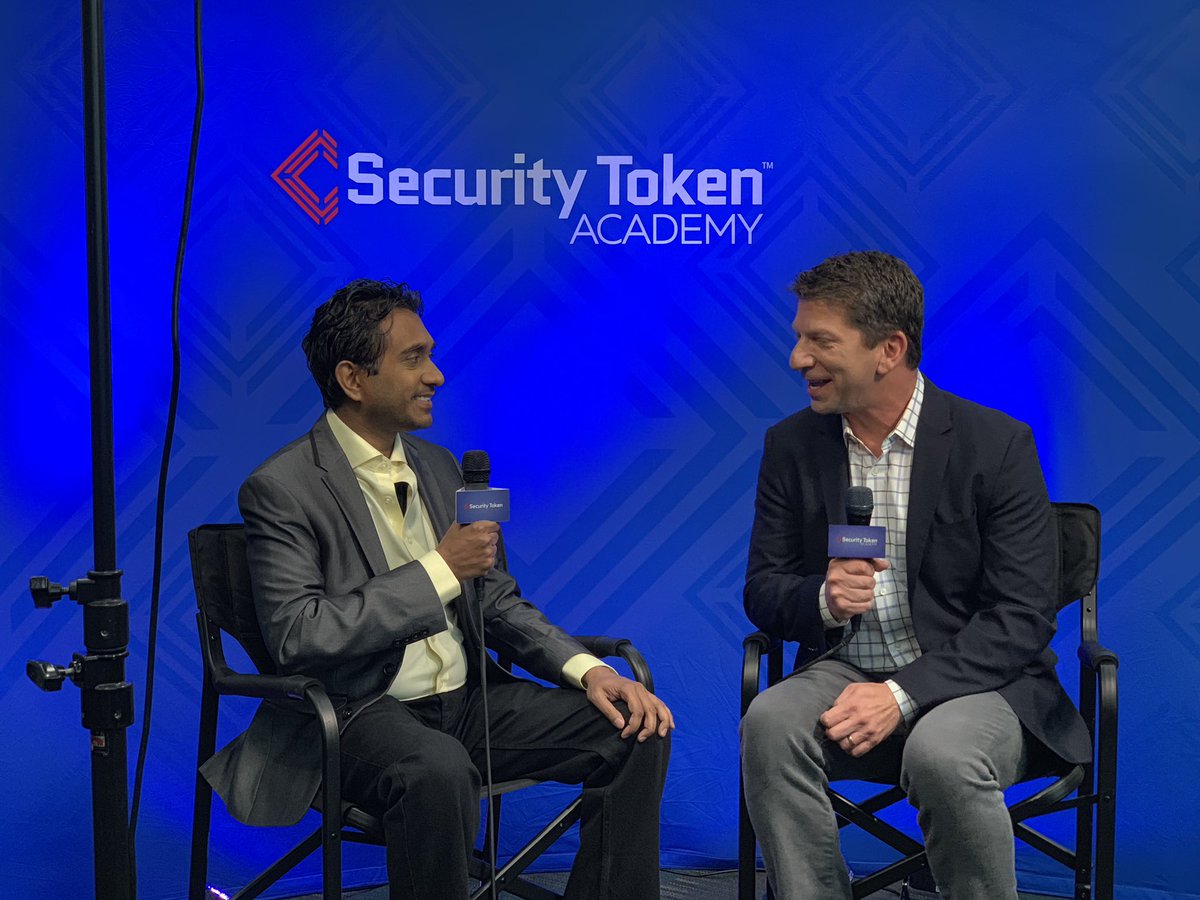 BlockQuake's tweet photo. Our CEO @antoniobrasse sat down with @AdamChapnick of @security_token Academy to discuss the current atmosphere and future of security tokens! #BlockQuake #SecurityTokenAcademy #CIS #CIS2019 @cryptoinvestsmt https://t.co/SEjbHb6TSO
