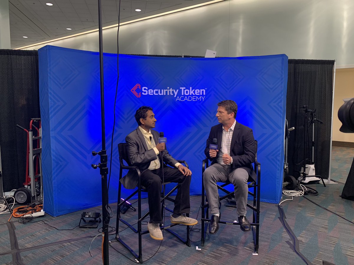 BlockQuake's tweet photo. Our CEO @antoniobrasse sat down with @AdamChapnick of @security_token Academy to discuss the current atmosphere and future of security tokens! #BlockQuake #SecurityTokenAcademy #CIS #CIS2019 @cryptoinvestsmt https://t.co/SEjbHb6TSO