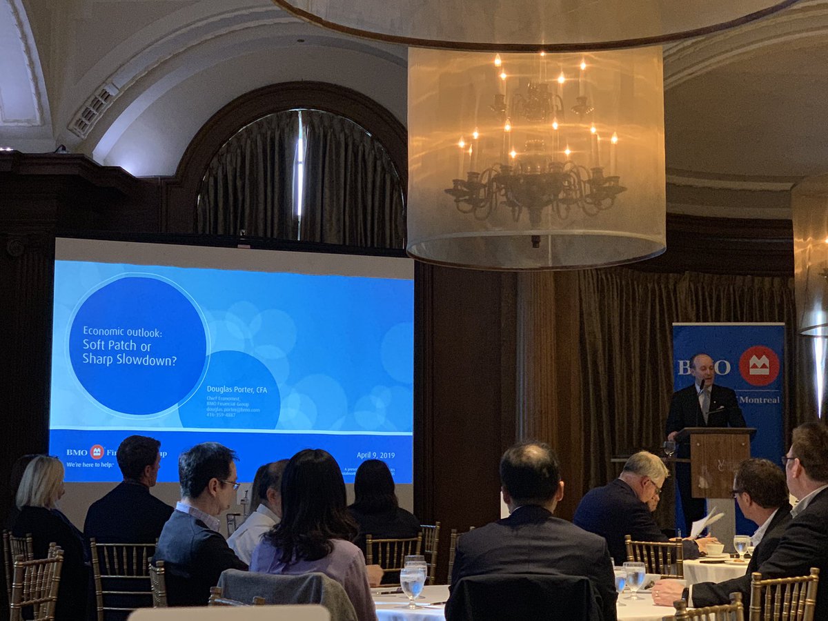 BMO Chief Economist Douglas Porter 2019 Economic forecast seminar at Vancouver Club, lots of take back share with our clients!!!