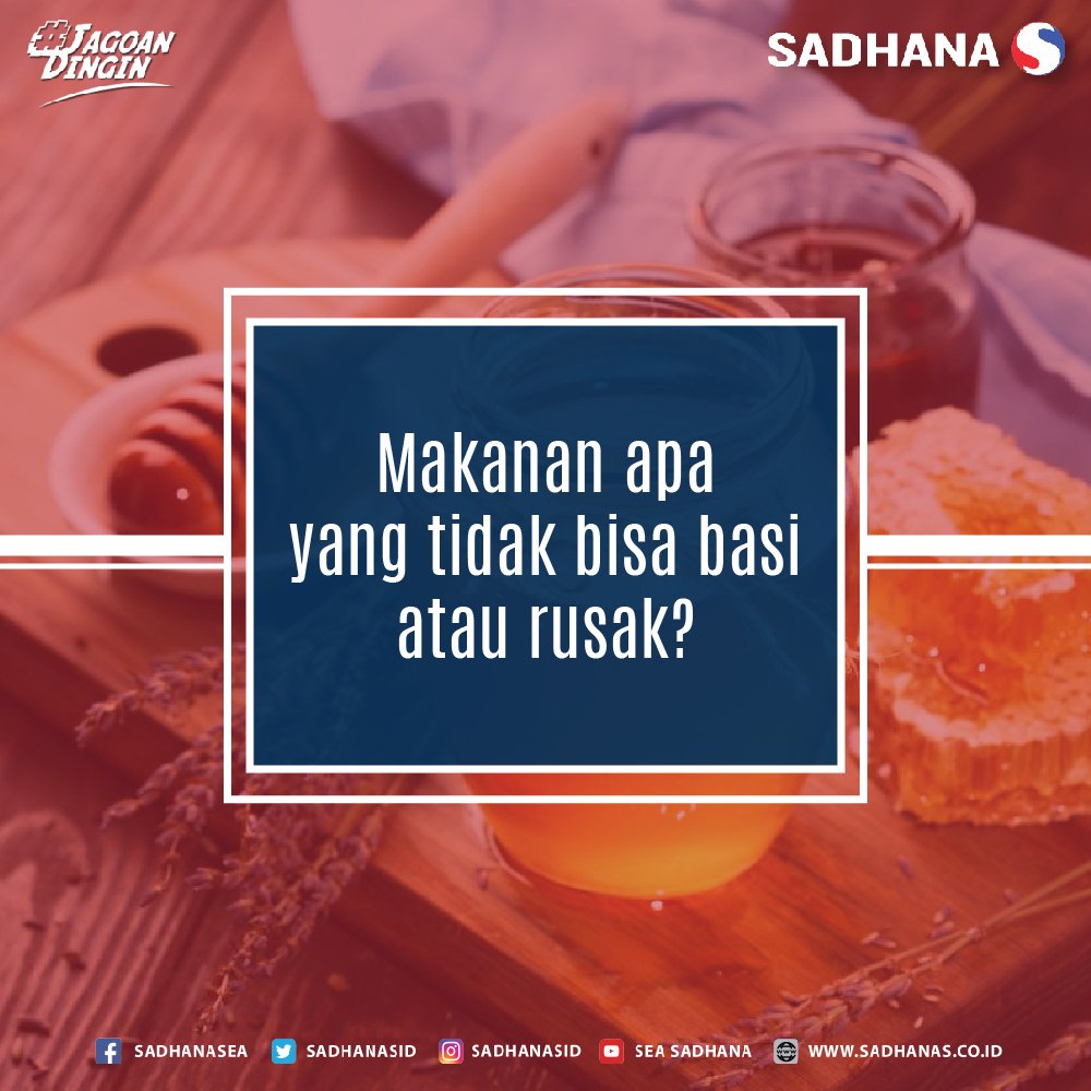 sadhanasid's tweet photo. #TahukahKamu Madu merupakan makanan yang tidak akan pernah basi walaupun disimpan dalam jangka waktu yang lama.
Hal ini karena kandungan propolis yang ada di dalam madu mempunyai sifat sebagai pengawet alami.
#sadhanaekaprayaamitra #fresta #aurora #gofner #hoshizaki #atiz https://t.co/i3H5VaSnKk