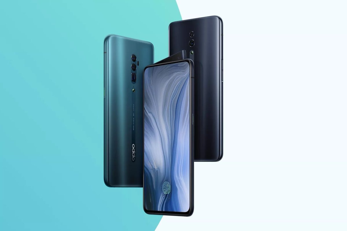 TechnicalSA's tweet image. أهم مواصفات هاتف #OPPOReno الجديد

شاشة 6.6 انش +FHD
معالج SD855
رام 6/8GB
تخزين 128/256GB
كاميرات خلفية 48MP+13MP+8MP
كاميرا أمامية منبثقة 16MP
بطارية 4065mAh شحن سريع VOOC 3.0
بصمة داخل الشاشة
واجهة ColorOS 6.0