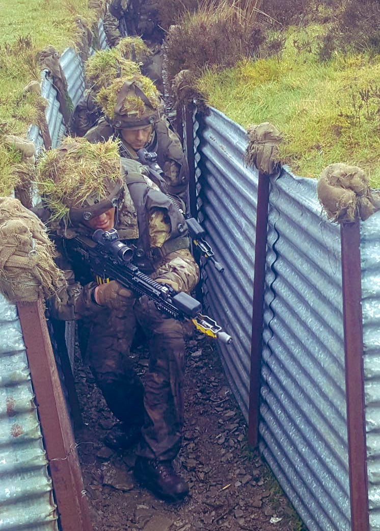 IBSBrecon's tweet photo. The @BritishArmy has been well rehearsed in trench warfare throughout its history. #SCBC1803 trainees now understand the challenges of command they face in this environment. https://t.co/YjyJ1GcYLK