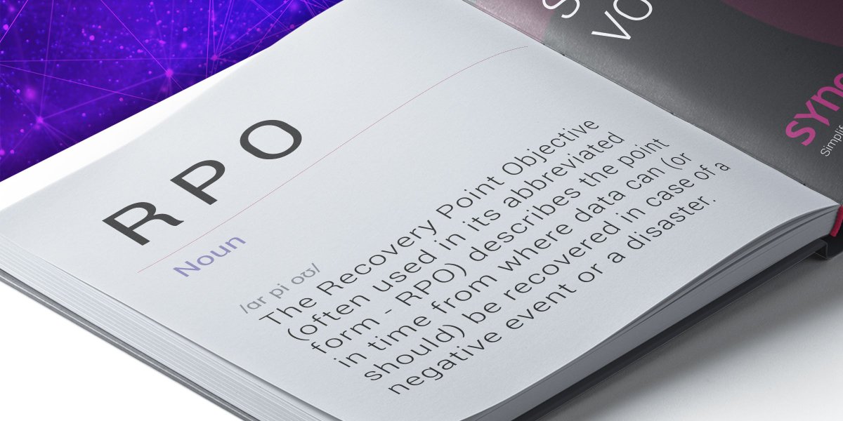 SynetoIT's tweet photo. #VOCABOLARIOSYNETO: Cos’è il #RPO (#RecoveryPointObjective)? 💬
Questo processo rappresenta il momento in cui i #dati possono (o dovrebbero) essere recuperati in caso di evento negativo o disastro. 
Scopri di più 👉 https://t.co/dF2L1DvtTi #Syneto #DisasterRecovery https://t.co/fYnmiJSSJj