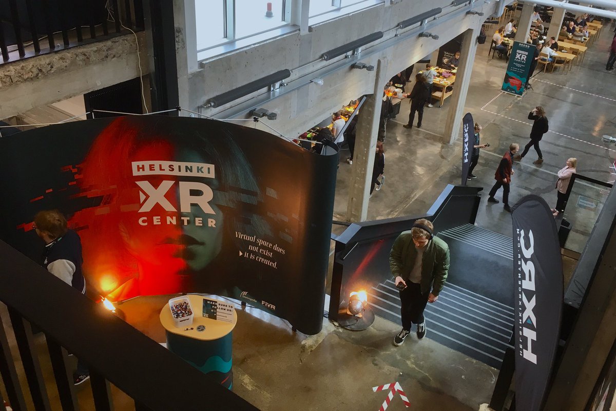 Here we are at Arabia Campus! 🙌🏼 It’s the last day of our XR Roadshow <a href="/metropolia/">Metropolia</a> campus tour, so be sure to stop by at Hämeentie 135D, Helsinki! Come experience great demos from <a href="/Arilyn_AR/">Arilyn</a>, <a href="/ZoanVR/">ZOAN</a>, TheaterVR and <a href="/Delicode/">Delicode Ltd</a> &amp; <a href="/agitcirk/">Agit-Cirk</a>! #HXRC #extendedreality