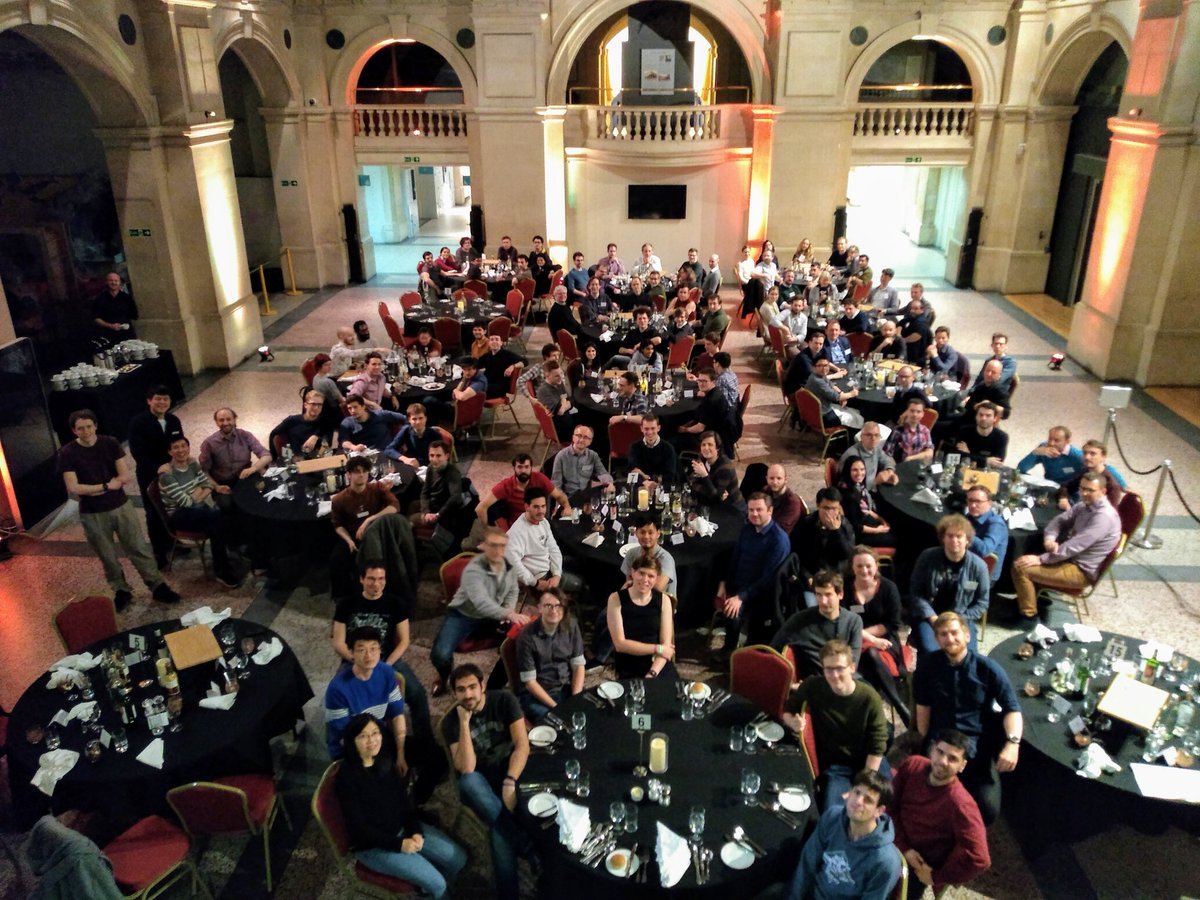 quantumashley's tweet photo. The Quantum Computing Theory in Practice conference dinner at Bristol Museum (not shown: special guest Doris the Pliosaurus) #QCTP https://t.co/tQk3lVTnl6