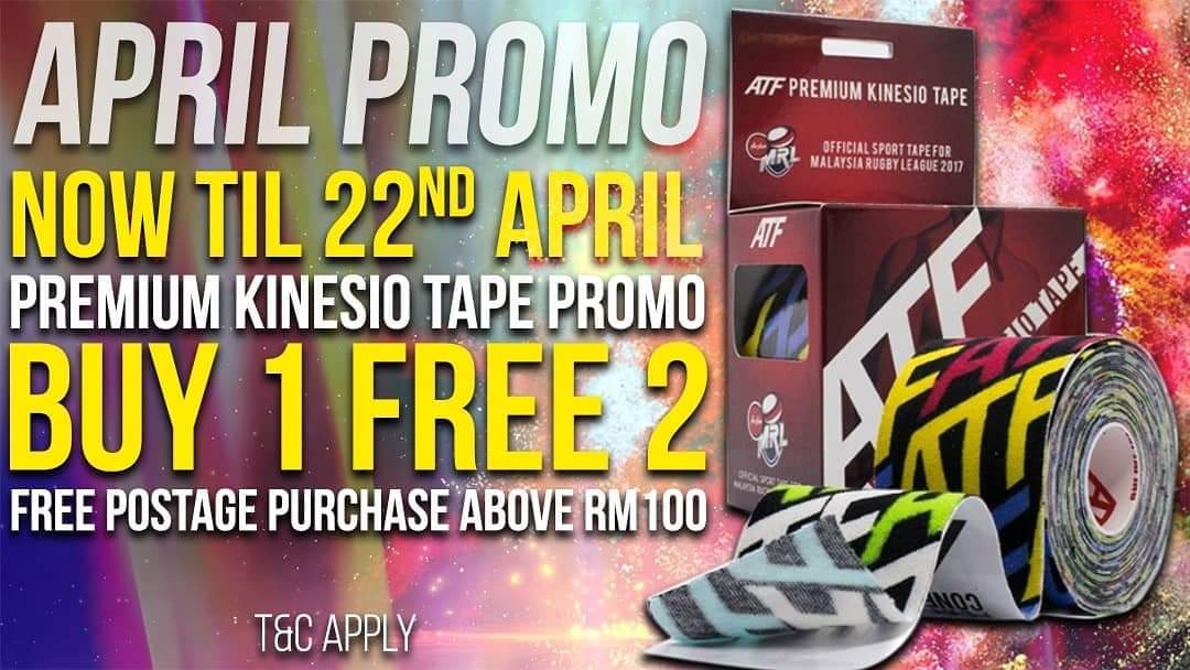 dedekzed's tweet photo. ATF April Promo.
Now till 22nd April - Buy 1 KL2017 Kinesio Tape, GET FREE 2 Premium ECB worth RM24! Free shipping above Rm100! Visit link below to purchase.
https://t.co/gC2Sb6nQ5m
T&Cs apply.
#atfsporttaping
#ATFtape
#sporttape
#athletictape
#kinesiotape
#ecb
#AprilPromo https://t.co/YOAKxUtoF5