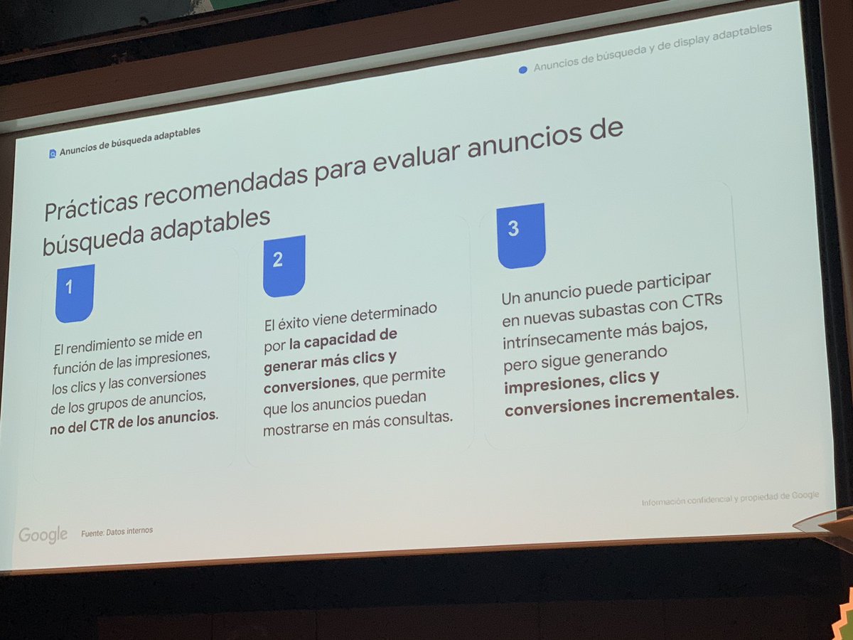 Practicas recomendadas para #evaluar los anuncios adaptables de búsqueda #automationacademy #GoogleAds