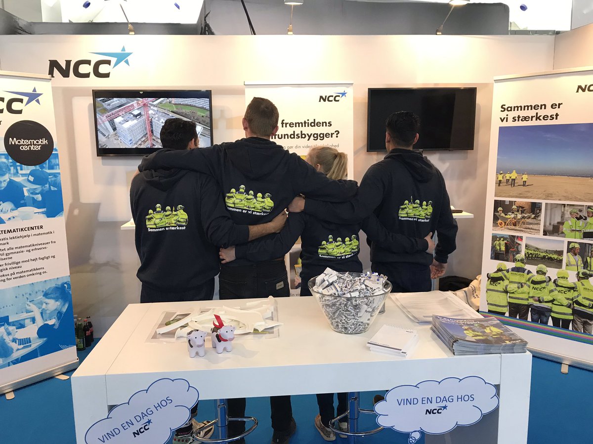 TrineRebner's tweet photo. Kom og besøg os på #dse2019 og spørg vores #praktikanter om alt @NCCdk @DTUtweet #ingeniør https://t.co/rQeNP1NQlh
