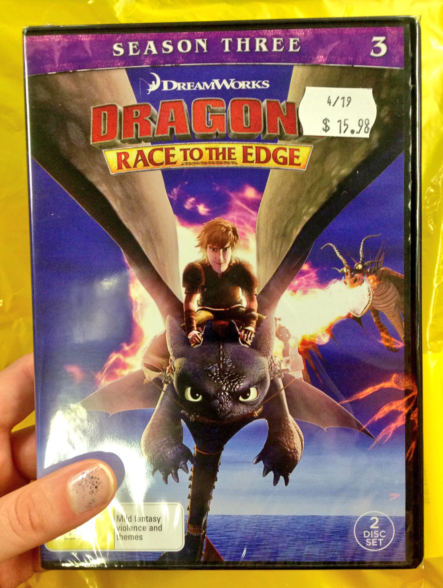 Dragons: Race to the Edge Seasons 3&4 (DVD)
