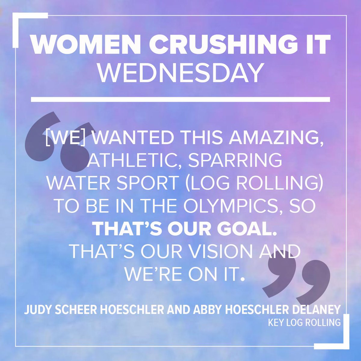 kare11's tweet image. Meet Judy Scheer Hoeschler and Abby Hoeschler Delaney, a mother-daughter duo who launched @KeyLogRolling here in Mpls. #sunrisers #WCW kare11.tv/2IdK0ZQ