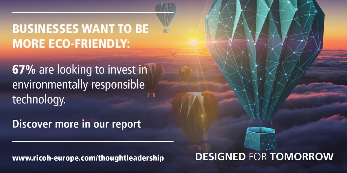 ricohfrance's tweet photo. Alors que les réglementations environnementales se durcissent, les entreprises se tournent vers les technologies durables pour assurer leur succès futur.
Notre rapport #DesignedForTomorrow révèle tout… https://t.co/B7k2bh0UgK https://t.co/LDx2RcQwis