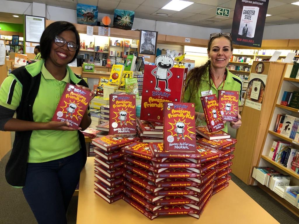 readerwarehouse's tweet photo. Visit your nearest Readerโs Warehouse branch for the latest Jeff Kinney book!
Diary Of A Awesome Friendly Kid! The journal of Rowley Jefferson is out now๐๐๐
#Johannesburg #booksof2019 #wimpykid #jeffkinney #rowleyjefferson #southafrica #childrenbooks #prhsa https://t.co/uGY8o4Rrcj
