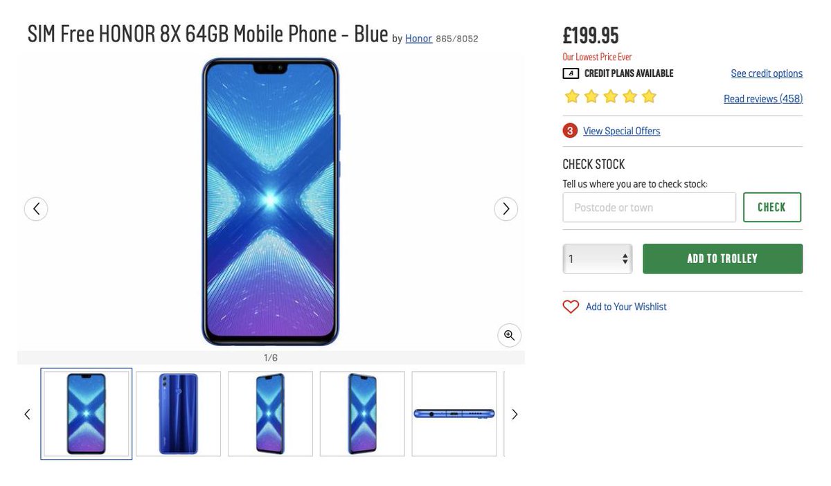 UKHonor's tweet image. Easter Promotion at @Argos_Online
HONOR 8X for just £199.95 🤩
Shop now 👉 argos.co.uk/product/8658052

 🏆 @StuffTV Budget smartphone of the year 2018 
⚙ Kirin 710
🕹️ GPU Turbo
📷 20MP AI Camera + 16MP Selfie Camera
📱6.5” Display 
🔋 3750mAh battery

#HONOR8X #EasterPromotion