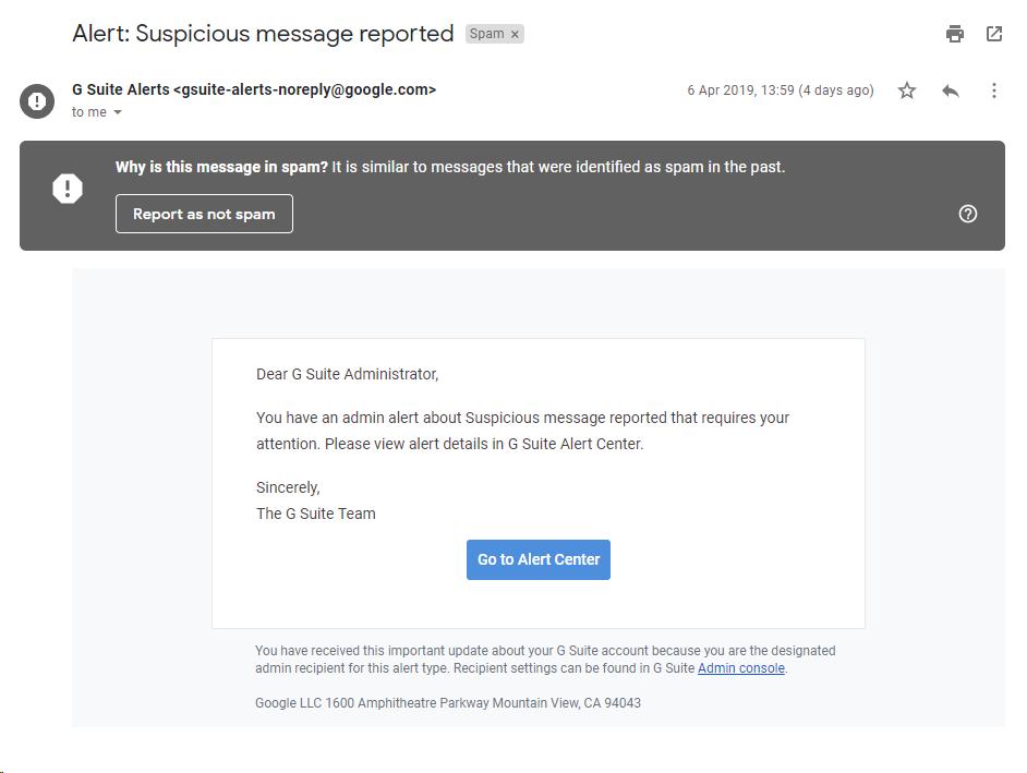 geekyjp's tweet image. When #Google is too smart and too free, it mark itself as #spam