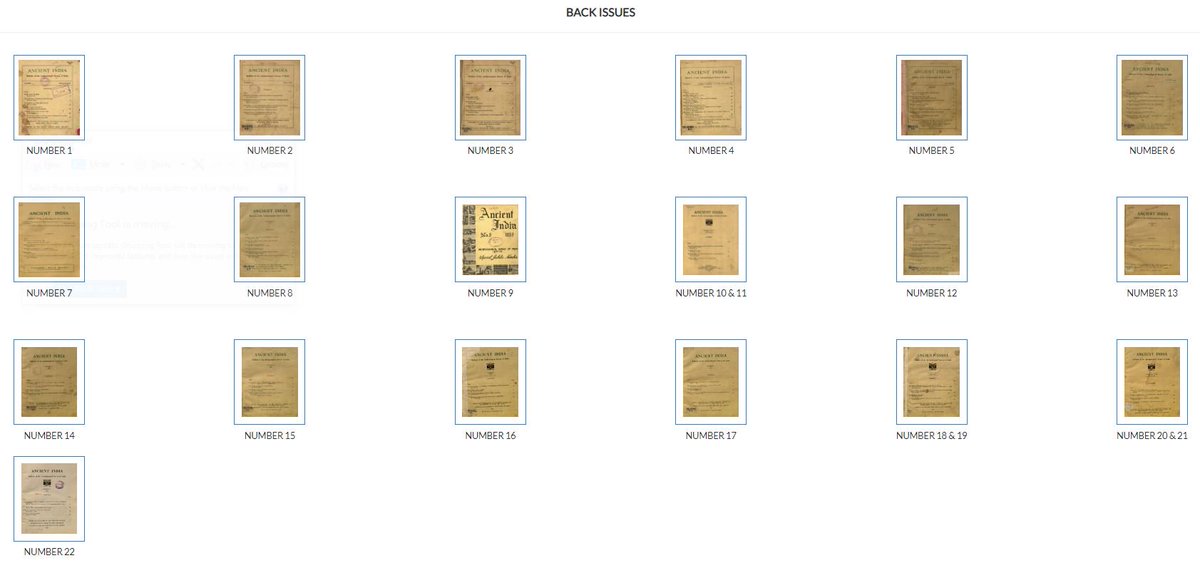 ASIGoI's tweet photo. Select Books and back issues of Ancient India (Bulletin of the Archaeological Survey of India) are now available online for free download from the publication section of Archaeological Survey of India's website.
Link :-
https://t.co/IHm9RxP8KW
https://t.co/E1q3o9cq5Z https://t.co/DeE2RkuJWE