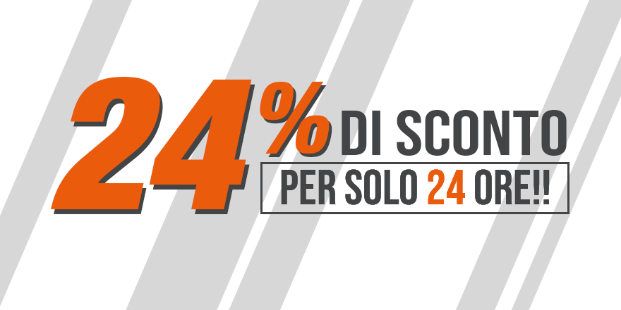 Wheelup_it's tweet photo. 💥 Booom 💥 24% di SCONTO solo per 24 ore ! Promo valida solo Online. 
Usa il codice CRAZY24 subito il 24% di sconto per i tuoi acquisti!

Clicca qui: https://t.co/QjnNuvZqYW https://t.co/3n3DdgjQnr