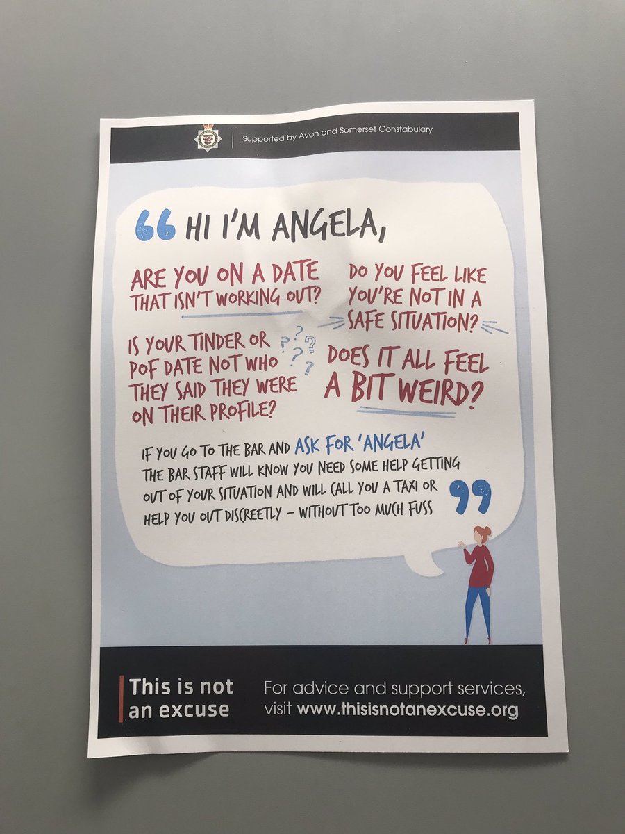 Emmaclothier3's tweet photo. Visited a friend @YeovilHospital last night and saw this poster on the back of the toilet door....not seen them before...what a great idea 💡 @ASPolice #thisisnotanexcuse https://t.co/QhIQjU7hrb