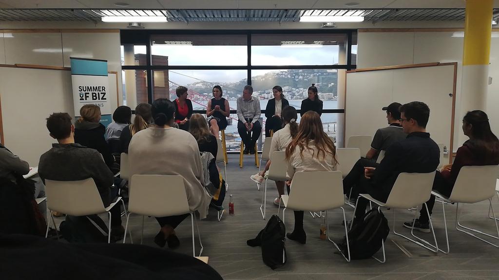 This year <a href="/summerofbiz/">Summer of Biz</a> are mixing it up and including more panel events like tonights HR Careers panel. A great opportunity for students to hear about career paths, the breadth of the HR field and network!