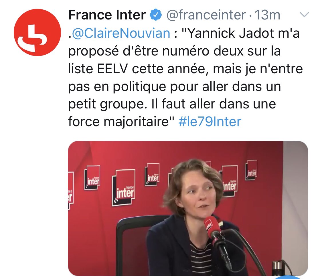 Yannick Jadot tweet media
