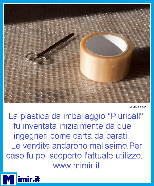 ItMimir's tweet photo. Come nasce il "Pluriball", la famosa carta da imballo con le bollicine? #pluriball #saiperchè #sapere #curiosone #curiosità #perchè #buongiorno #aprile #mimir #sapevatelo #invenzione #serendipity https://t.co/YZUF5cg1EV https://t.co/8bv876rKMK