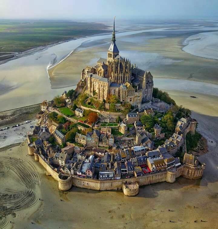 Mont St. Michel in France.