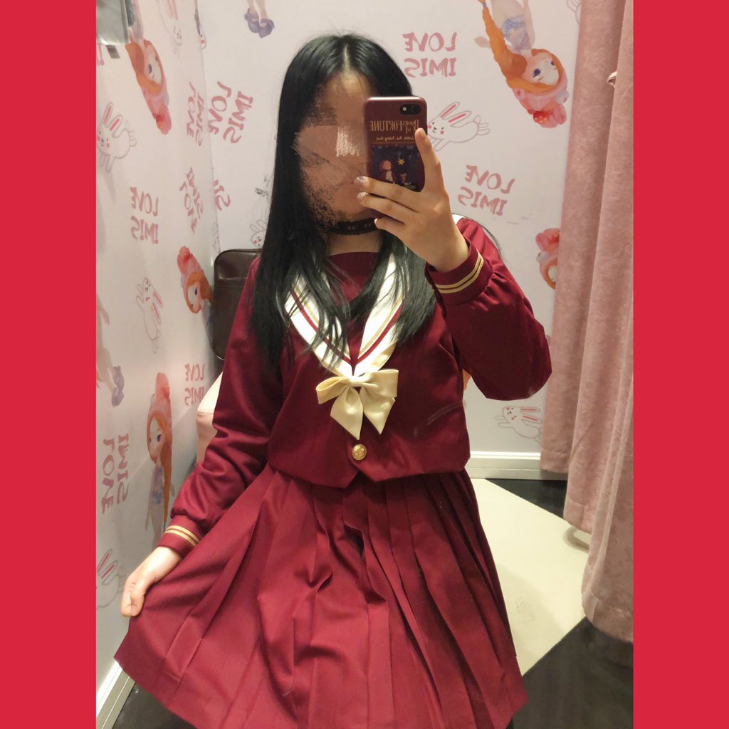 GraceMailer's tweet photo. New Red Cross JKS #jk #jks #jk制服 https://t.co/1WcotGsAQy