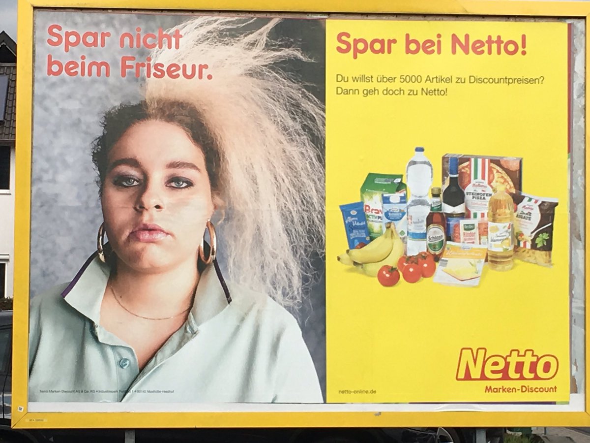 Bauer Willi 🥕 on "Plakat von #Netto: Die Botschaft: Konsumiere bis der Arzt kommt und spare bei #Lebensmitteln . passt das #Fridays4Future ? https://t.co/OZ6PE2XMxv" / Twitter