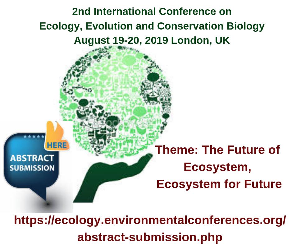 ecologymeets's tweet photo. Hello Doctor,
It is our request to accord for time schedule to attend 2nd International Conference #Ecology,#Evolution and #Conservation #Biology to be held at London, UK on August 19-20, 2019 https://t.co/Xv9AwMB7hA … … https://t.co/C5e1QRHp1J