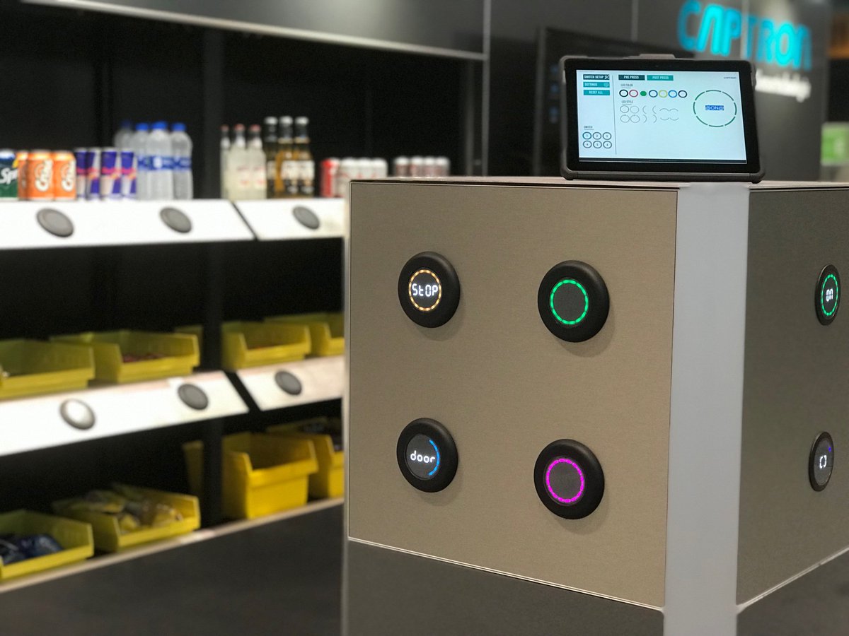 First impressions from the ProMat 2019 in Chicago.
More about our Pick-by-Light system can be found at: captron.com/pick-by-light/

#CAPTRON #ProMat2019 #SENSORswitch #Pickbylight