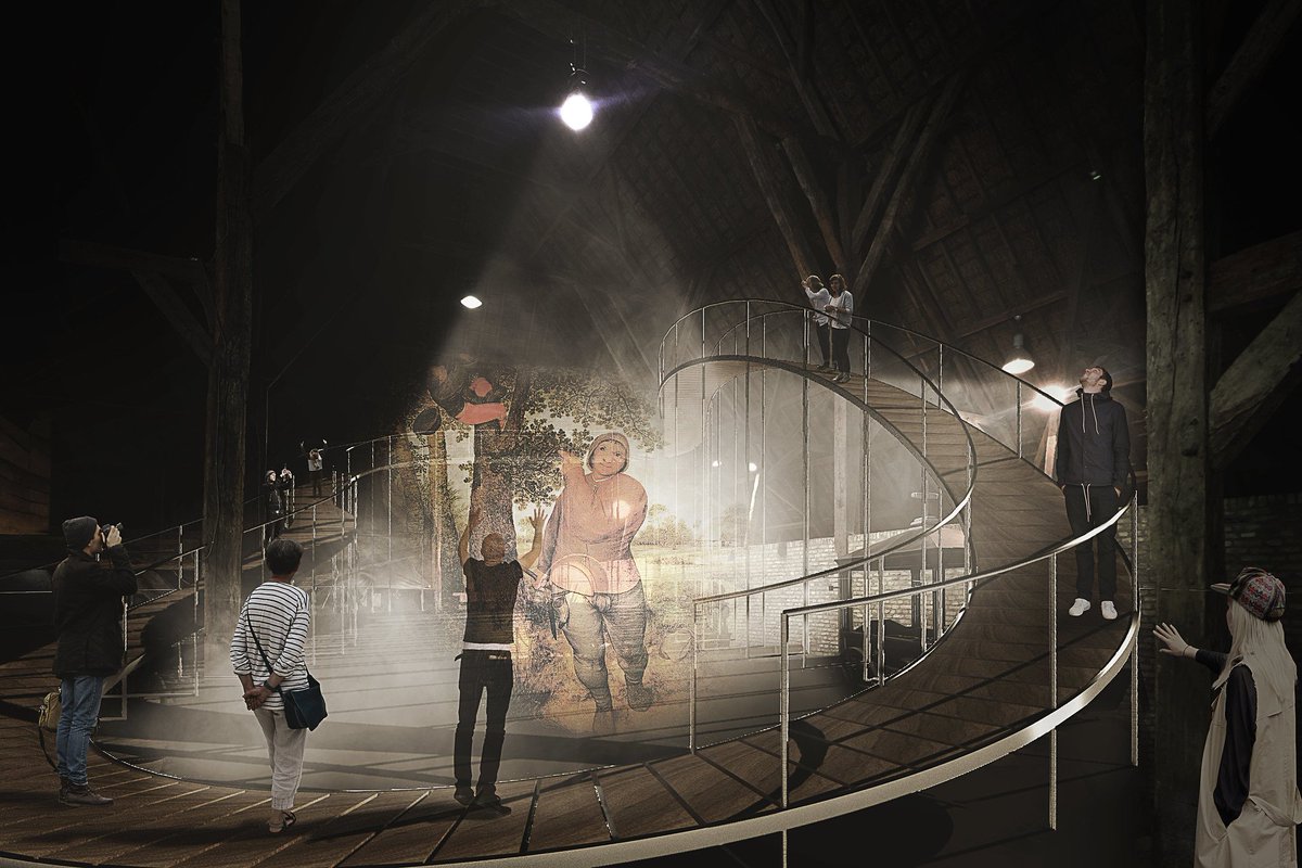 De interactieve expo ‘De wereld van Bruegel’ legt de link tussen de bekende Vlaamse schilder Pieter Bruegel en #Bokrijk. Volg het parcours, speel de #Bruegel game en ontdek hoe actueel Bruegels werk nog steeds is! ow.ly/WUi930ojZzq Nog t/m 20 okt 2019 @MuseumBokrijk