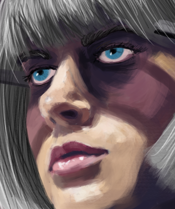 audiovisualboy's tweet photo. Here's my entry for the #Adobe #PickaPortraitStyle contest. NO filters here. Everything by hand in @Photoshop using a @wacom Intuos4 and @kyletwebster brushes. As is my way I like to "dissect" and imagine things we don't necessarily see in a reference. https://t.co/FzlZ1Tye8G
