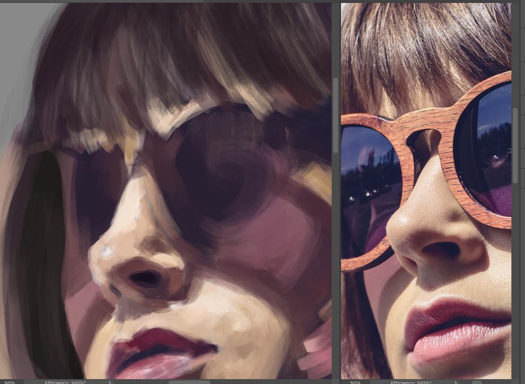 audiovisualboy's tweet photo. Here's my entry for the #Adobe #PickaPortraitStyle contest. NO filters here. Everything by hand in @Photoshop using a @wacom Intuos4 and @kyletwebster brushes. As is my way I like to "dissect" and imagine things we don't necessarily see in a reference. https://t.co/FzlZ1Tye8G