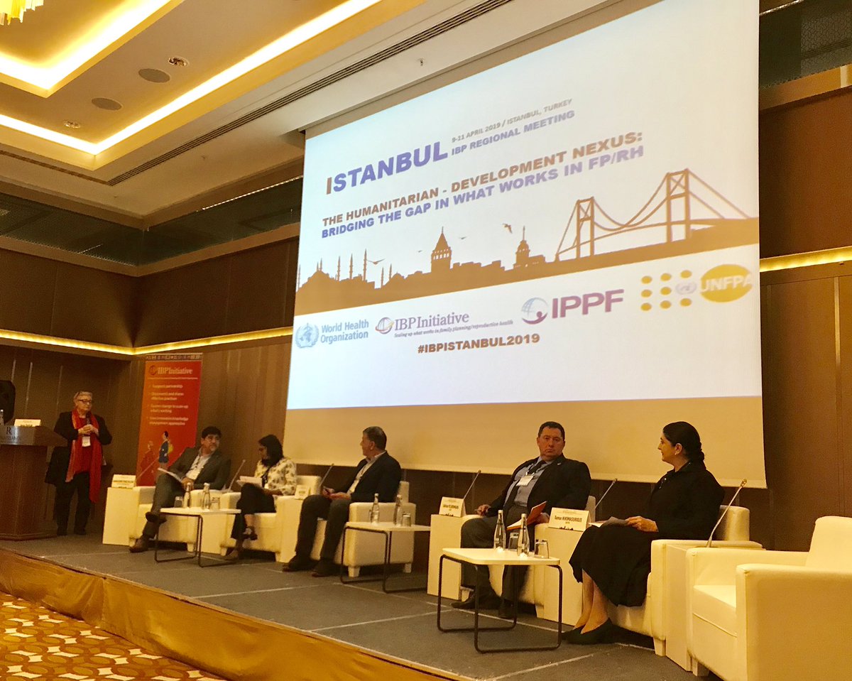#IBPIstanbul2019 meeting on #HDNexus ongoing. Hearing regional updates and progress on improving #SRHR collectively in humanitarian situations #localization #integration #bridgingthegap