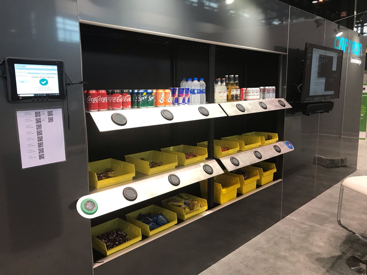 captron_de's tweet photo. Erste Eindrücke von der ProMat 2019 in Chicago. 
Mehr zu unserem Pick-by-Light System finden Sie unter: https://t.co/9WGMQHmiJF

#CAPTRON #ProMat2019 #SENSORtaster #Pickbylight https://t.co/r7CfUwR4Bq