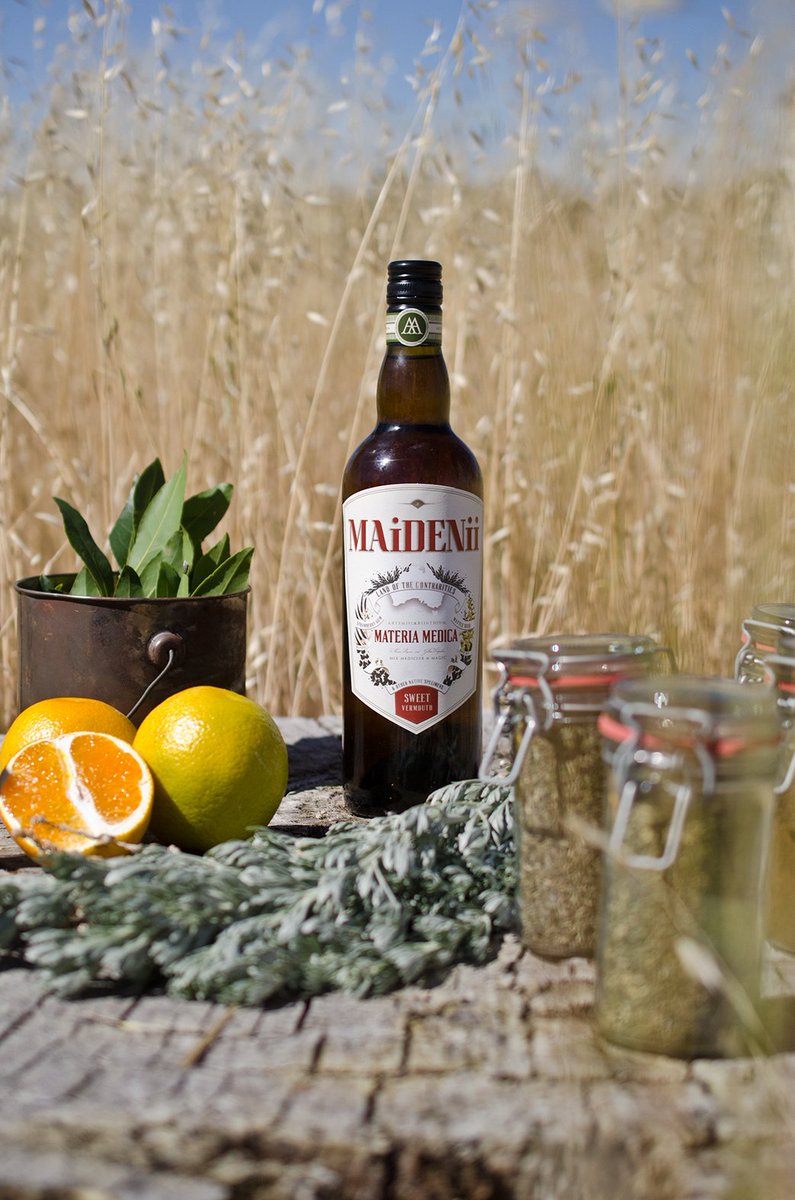 Our sweet vermouth.
Its base wine is Cabernet Sauvignon and the key botanicals are strawberry gum, wattle seed, river mint, sea parsley, grapefruit zest, mace and angelica root.
#drinkvermouth #vermouth #australianvermouth #botanicals #maidenii