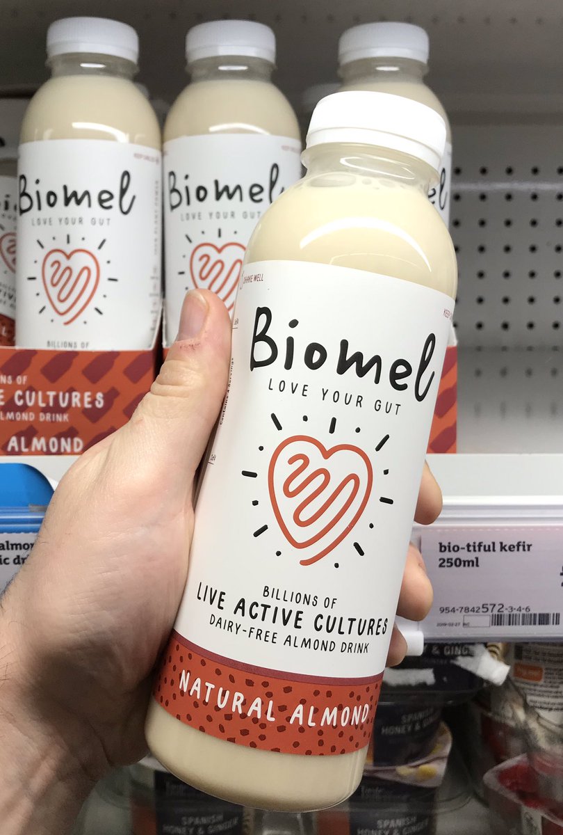 All_Things_New_'s tweet photo. Biomel! 🥛 At Sainsbury’s #biomel #almond #dairyfree #activecultures #wellthisisnew https://t.co/Ozf76YAiz5