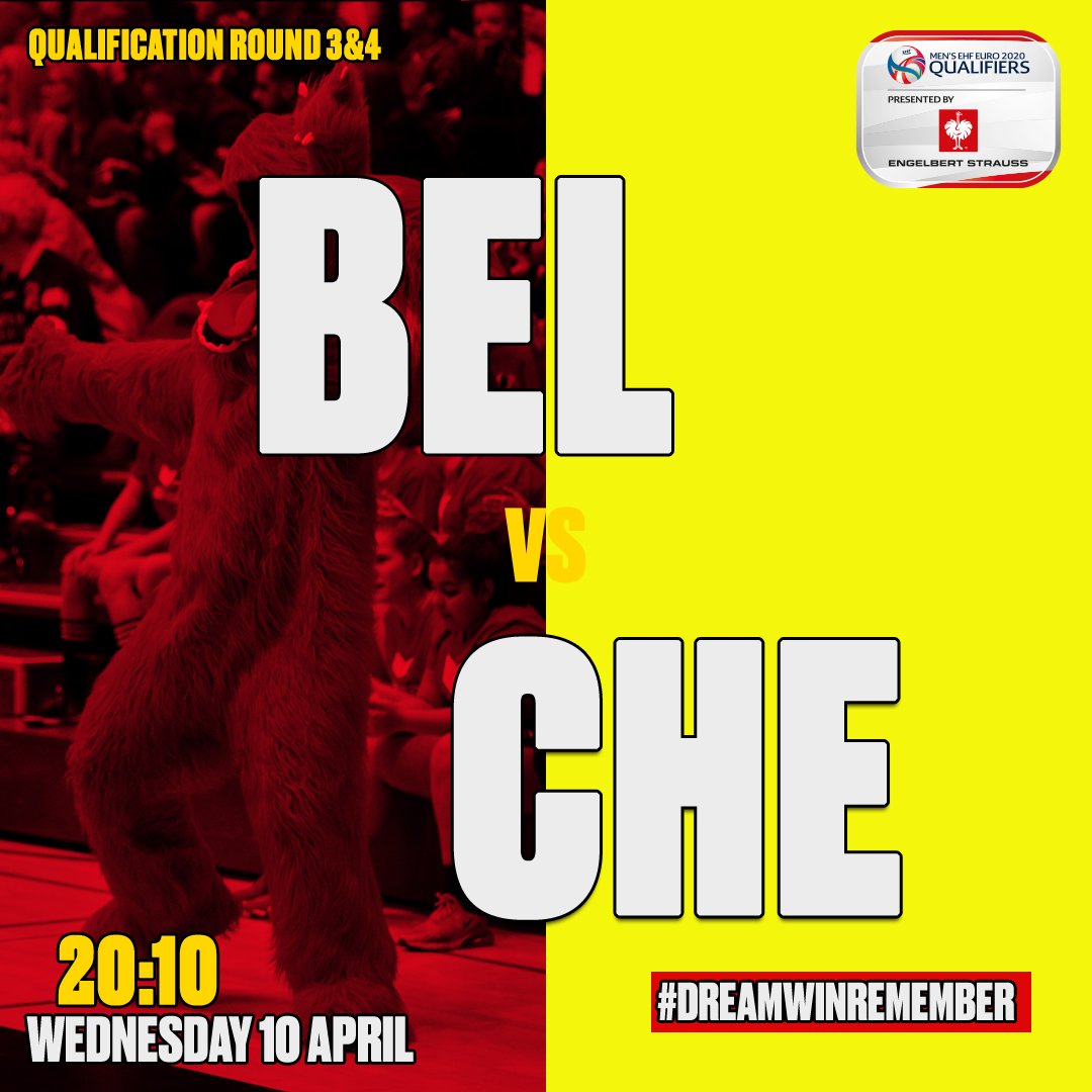 Belgianhandball's tweet photo. MATCH DAY

Dear fans, we meet tonight @sportoase 
Dresscode: RED
Mission : MAKE SOME NOISE
Target : VICTORY

@EHFEURO 
Let's do this https://t.co/ll8pdjrD8E