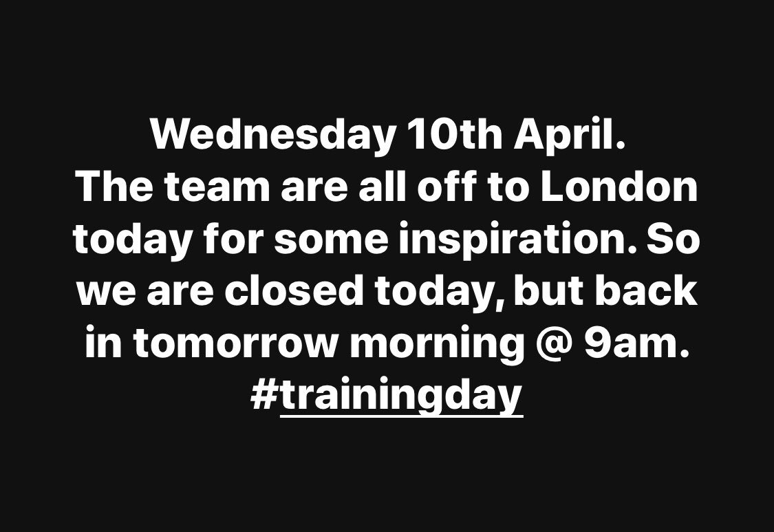 miller_holland's tweet image. Salon Closed for today. #trainingday #inspiration #labelM