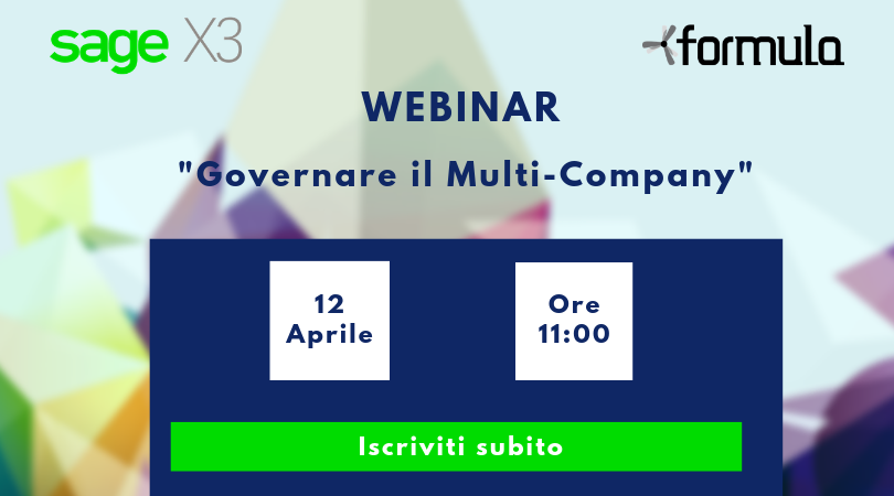 FImpresoft's tweet photo. [#Webinar] Partecipa al webinar “Governare il Multi-Company” il 12 Aprile alle 11:00. Presenteremo il modello contabile multi-azienda e multi-legislazione, le funzioni di inter-company e le analisi “real time” aziendali e di gruppo. Iscrivetevi qui: https://t.co/pdHHFFj3VN https://t.co/r5NSOkkmvp