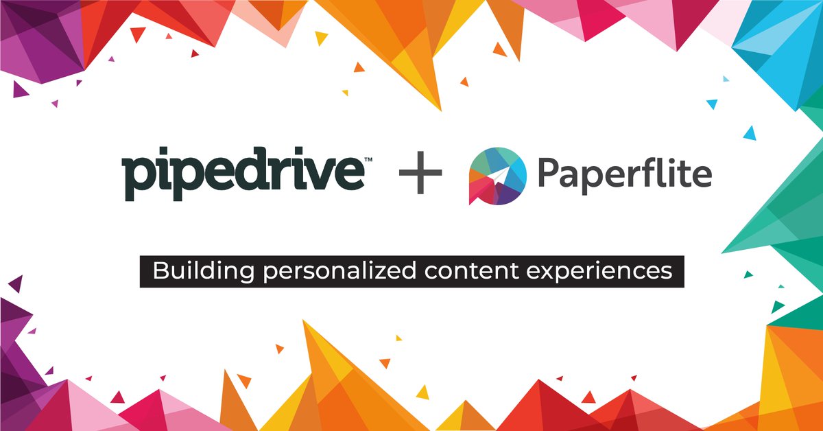 paperflite's tweet image. Announcing Paperflite’s integration of the month: @pipedrive, a leading CRM. As a @pipedrive user, add more firepower to your sales pipeline with #ContentTracking, personalized storyboards, and effective #EmailCampaigns.
Learn more: paperflite.com/integrations/p…
#SalesEnablement #CRM