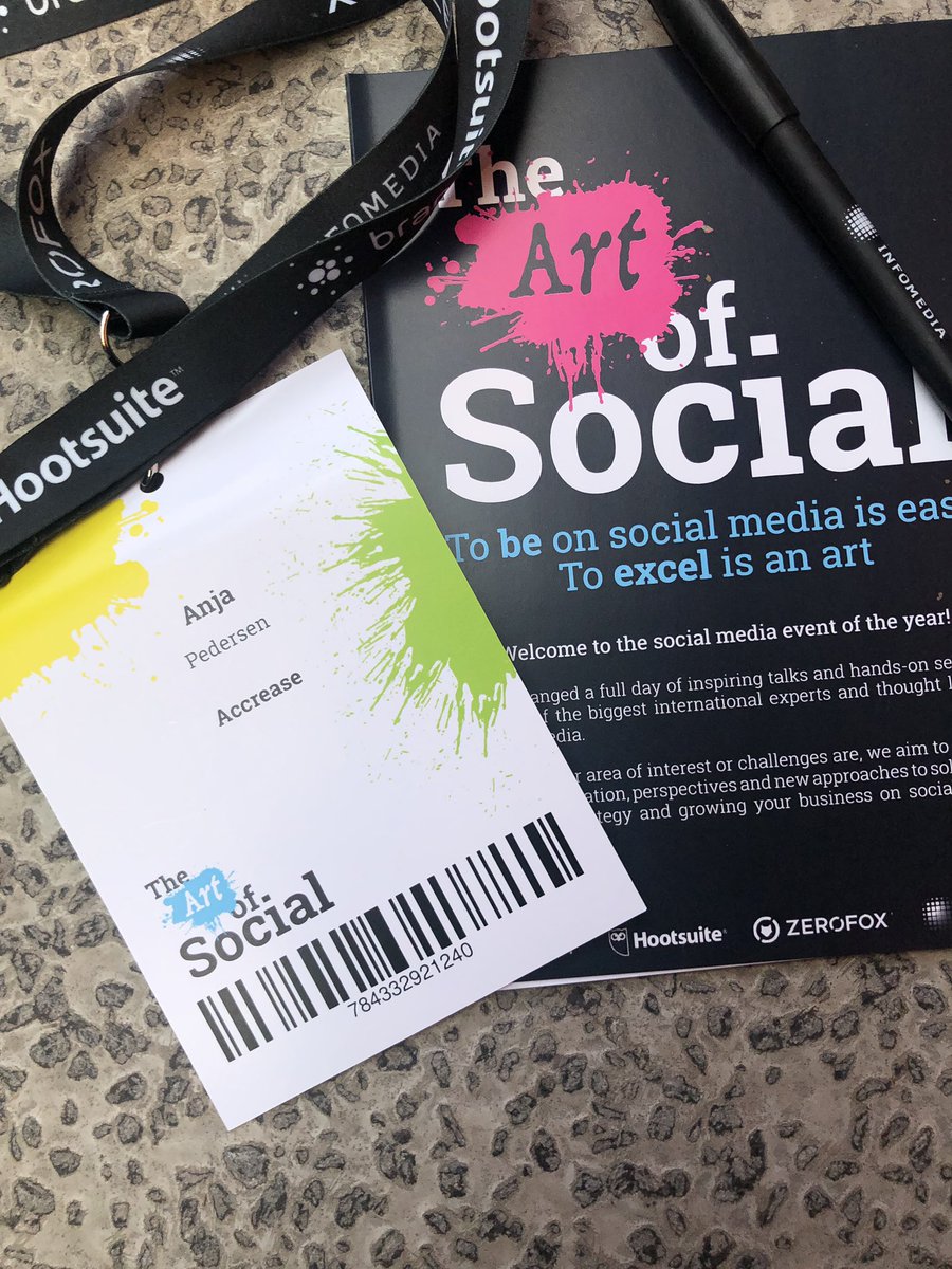 Scholl75's tweet photo. Looking forward to an inspiring day at The Art of Social https://t.co/n1qMCAwuXQ