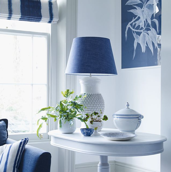 eicopaintsCo's tweet photo. Fresh, clean &amp; bright. Why we love a bold blue against white...
Pick your perfect #paint combo from our FREE colour card! #eco #home #decor
Image: @homesandgardens https://t.co/9QQfNp4ftX