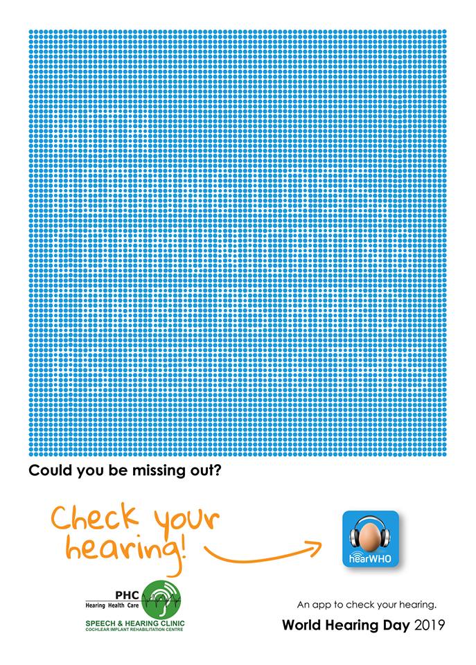 phchearing's tweet photo. On 3rd March 2019 WHO will launch a free mobile application that allows people to check their hearing.The Hear WHO app.will be used to raise awareness about the importance of hearing and encourage people to check their hearing regularly and practice safe listening. https://t.co/gfBj3Np5Gw