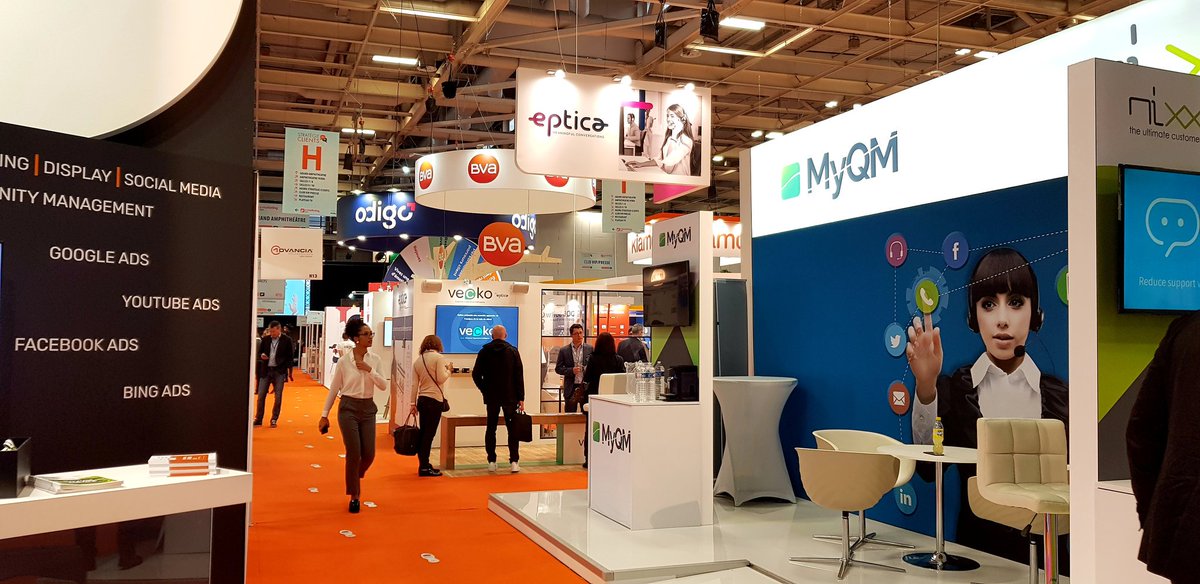 f_jacquetton's tweet photo. 👍 Super moment de partage au salon @EMarketingParis et stratégie clients avec l'équipe @iperia_institut. #innovation #numerique #emktp2019 https://t.co/WlZ8hruY6O