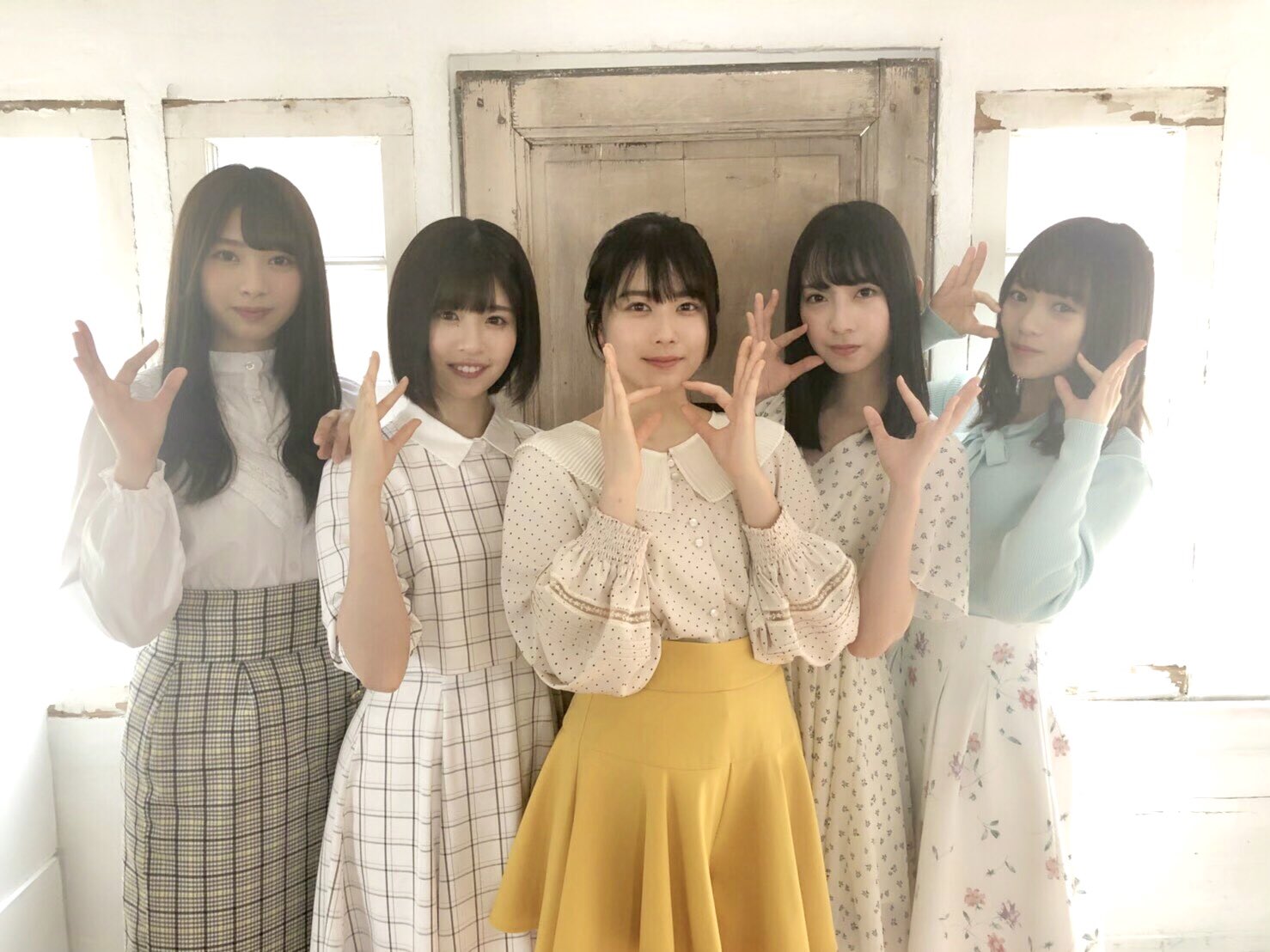 日向坂46 金村 河田 富田 丹生 濱岸 松田 宮田 渡邉  2期生 ミニ色紙 卵の車輪 on X: 