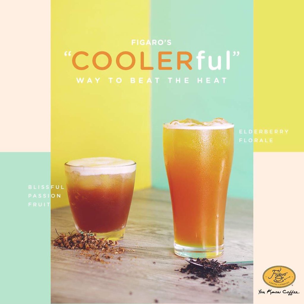 figarocoffeeHQ's tweet photo. Is the midday getting a bit hot? Cool down with a refreshing glass of iced tea. Try out Figaro’s Elderberry or Passion Fruit Iced tea. #FigaroPH #FigaroCoffeePH #FigaroClub https://t.co/Au6Akda7Jo