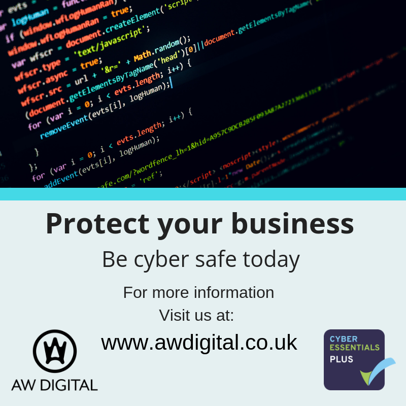 AWDIGITALUK's tweet photo. From software security to remote #ITsupport, AW Digital is the teammate your business needs! #techsupport #itsecurity #itsupport #software #cyberessentials https://t.co/ll4JPwVDx6